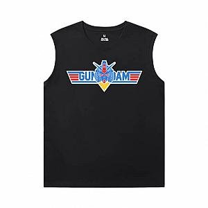 Gundam Sleeveless T Shirts Men'S For Gym Japanese Anime Tees WS2402 Offical Merch