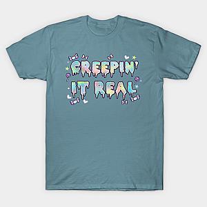Womens Creepin It Real I Creepy Cute Soft Grunge Sweat Candy design T-shirt TP3112
