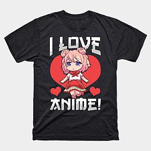 Adorable I Love Anime Girl Japanese Kawaii T-shirt TP3112