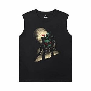 Japanese Anime Tshirts Gundam Sleeveless Running T Shirt WS2402 Offical Merch