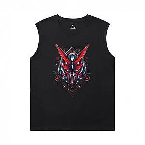 Gundam Men'S Sleeveless Graphic T Shirts Hot Topic Anime Tee Shirt WS2402 Offical Merch