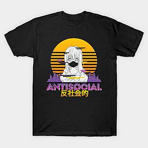 Vaporware Aesthetic Anti Social Anime T-shirt TP3112