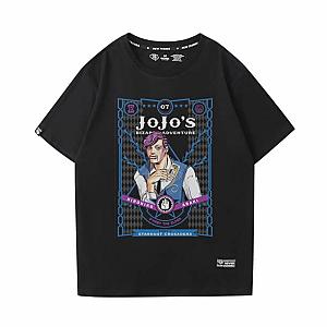 JoJo Tshirt Vintage Anime Kujo Jotaro Tees WS2402 Offical Merch