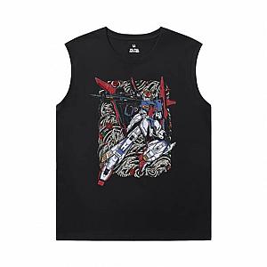 Japanese Anime Tshirt Gundam Mens Graphic Sleeveless Shirts WS2402 Offical Merch