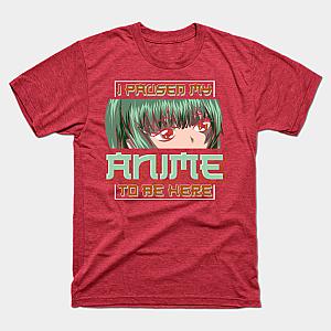 I Paused My Anime To Be Here Funny Quote Anime T-shirt TP3112