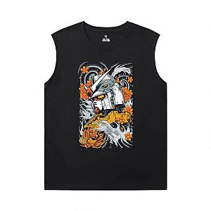 Gundam Men'S Sleeveless T Shirts For Gym Vintage Anime T-Shirts WS2402 Offical Merch