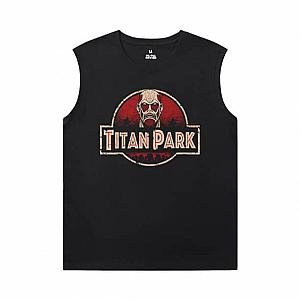 Attack on Titan Men'S Sleeveless Muscle T Shirts Vintage Anime T-Shirt WS2402 Offical Merch