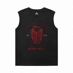 Attack on Titan Shirt Anime Mens T Shirt Without Sleeves WS2402 Offical Merch