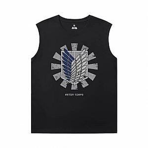 Attack on Titan T-Shirt Vintage Anime Mens Sleeveless T Shirts WS2402 Offical Merch