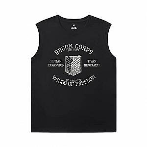 Attack on Titan Sleeveless Printed T Shirts Mens Anime T-Shirts WS2402 Offical Merch