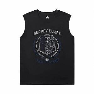 Attack on Titan Sleeveless Tee Shirts Mens Vintage Anime T-Shirt WS2402 Offical Merch