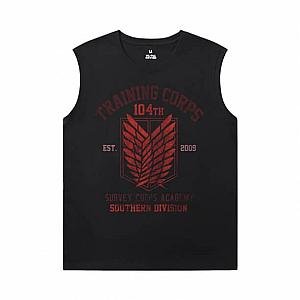 Attack on Titan Sleeveless Wicking T Shirts Vintage Anime Tee Shirt WS2402 Offical Merch