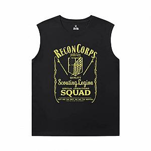 Hot Topic Anime Tshirts Attack on Titan Sleeveless Tshirt For Men WS2402 Offical Merch