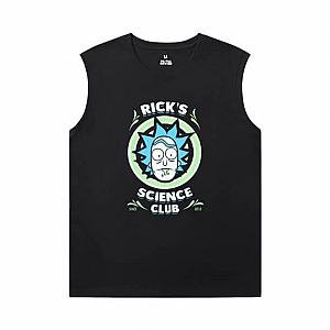 Cotton Shirts Rick and Morty Sleeveless T Shirt Black WS2402 Offical Merch