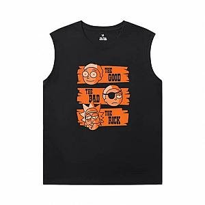 Rick and Morty Sleeveless Running T Shirt Cotton Shirt WS2402 Offical Merch