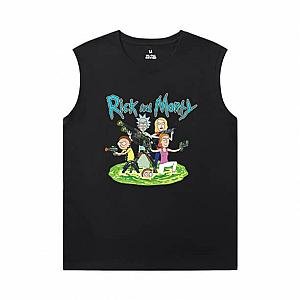 Rick and Morty Tee Cotton Vintage Sleeveless T Shirts WS2402 Offical Merch