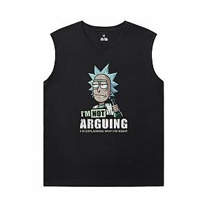 Rick and Morty Shirt Quality Black Sleeveless Tshirt WS2402 Offical Merch