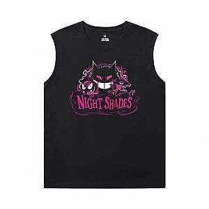 Pokemon Round Neck Sleeveless T Shirt Cool Gengar T-Shirt WS2402 Offical Merch