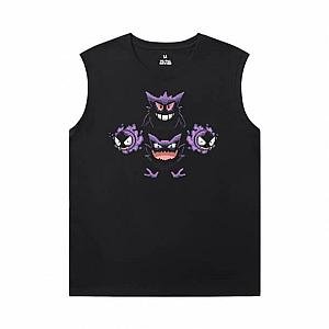 Cotton Gengar Tshirt Pokemon Sleeveless Wicking T Shirts WS2402 Offical Merch