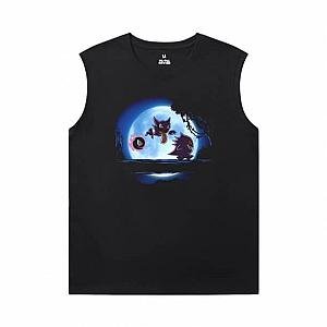 Cotton Gengar Tshirts Pokemon Youth Sleeveless T Shirts WS2402 Offical Merch