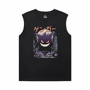 Cool Gengar Tshirts Pokemon Mens Sleeveless Sports T Shirts WS2402 Offical Merch