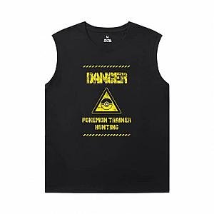 Pokemon Sleeveless Cotton T Shirts Quality Gengar Tee WS2402 Offical Merch