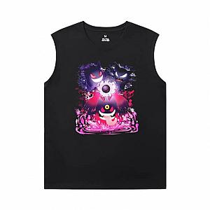 Cotton Gengar Shirts Pokemon Men'S Sleeveless T Shirts Cotton WS2402 Offical Merch