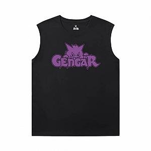 Pokemon T-Shirt Quality Gengar Mens Sleeveless T Shirts WS2402 Offical Merch