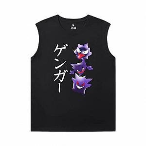 Pokemon Sleeveless T Shirt For Gym Hot Topic Gengar Tees WS2402 Offical Merch