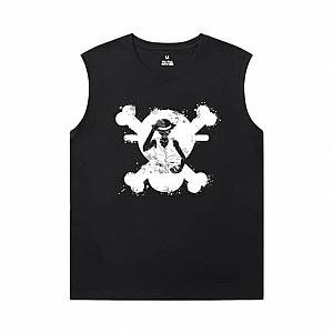 Anime One Piece Sleeveless Cotton T Shirts Cotton Tee Shirt WS2402 Offical Merch