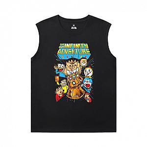 Hot Topic Pokonyan Tshirts Doraemon Womens Crew Neck Sleeveless T Shirts WS2402 Offical Merch