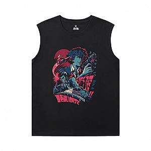 Cowboy Bebop T-Shirts Cool Black Sleeveless Tshirt WS2402 Offical Merch