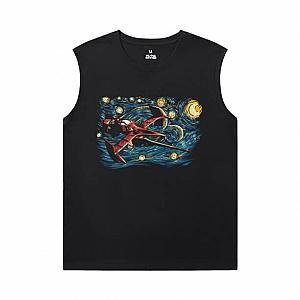 Cotton Tshirt Cowboy Bebop Sleeveless Round Neck T Shirt WS2402 Offical Merch