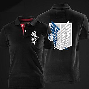 Quality Attack on Titan Polo T shirt for men WS2402 Offical Merch