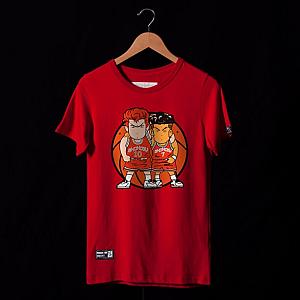 Slam Dunk Miyagi Ryota and Hanamichi Sakuragi T Shirt WS2402 Offical Merch