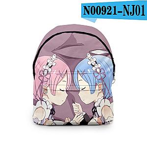 Re: Zero Backpack: Kawaii Ram Rem Backpack