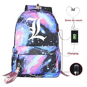 Death Note Backpack: 3D Colorful Death Note Backpack