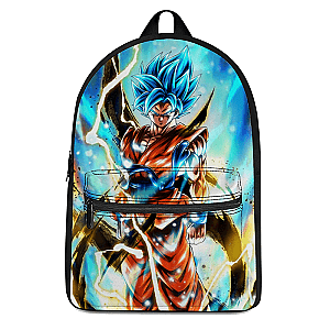 Dragon Ball Backpacks -  Legends Son Goku Super Saiyan Blue Canvas Backpack SAI0505