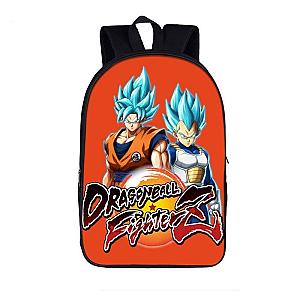 Dragon Ball Z Backpacks -  Blue-Haired Saiyan Dragon Fighterz Orange Backpack Bag  SAI0505