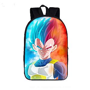 Dragon Ball Z Backpacks -  Flaming Blue &amp; Red Haired God Form Vegeta Backpack Bag  SAI0505