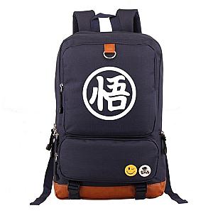 Dragon Ball Z Backpacks - Son Goku Kanji Symbol Oxford Backpack SAI0505