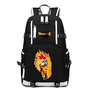 Dragon Ball Super Backpacks -  Son Goku Super Saiyan God Fiery Aura Backpack Bag SAI0505