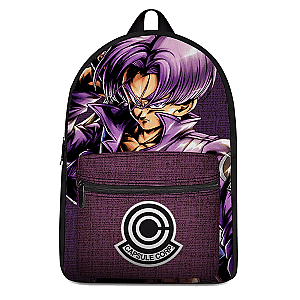 Dragon Ball Backpacks -  Future Trunks Capsule Corp Purple Canvas Backpack SAI0505