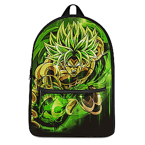 Dragon Ball Z Backpacks -  Super Saiyan Broly Green Aura Dope Backpack SAI0505