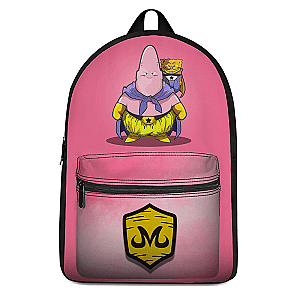 Dragon Ball Z Backpacks -  Patrick Spongebob Parody Fat Buu Babidi Cute Pink Backpack  SAI0505