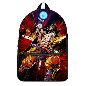 Dragon Ball Z Backpacks -  Son Goku Base Form Ball Of Energy Canvas Backpack SAI0505