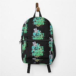 Ghibli Backpacks - A heart is a heavy burden Green Edition Backpack RB0605