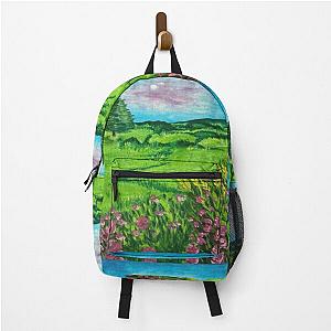 Ghibli Backpacks - Summer's Day Flowers Landscape Painting Backpack RB0605