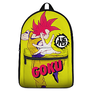 Dragon Ball Super Backpacks -  Saiyan God Mode Goku Wisdom Kanji Backpack  SAI0505