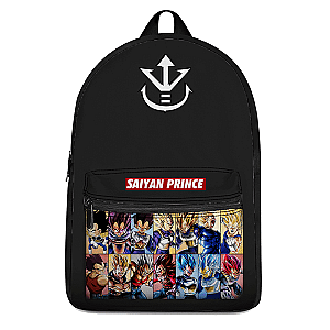 Dragon Ball Z Backpacks - Supreme Super Saiyan Prince Vegeta Evolution Dope Backpack SAI0505